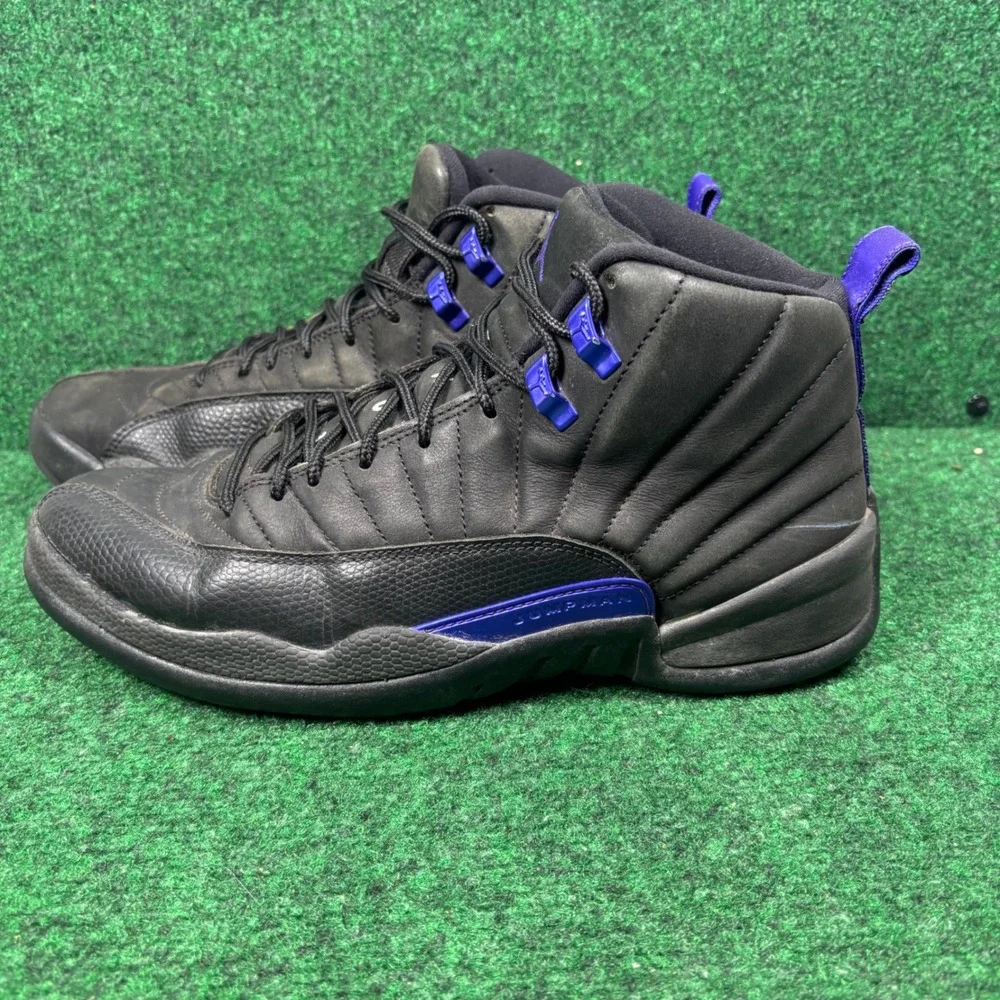 Jordan 12 Retro Dark Concord Black Purple CT8013-005 Mens Sneakers Size 9.5